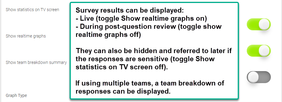 Change survey question response options
